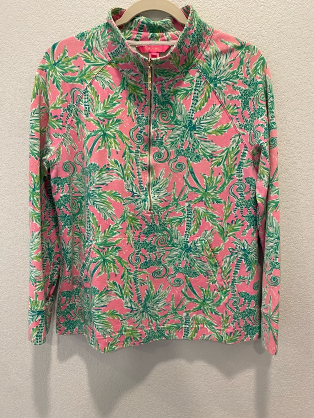 Lilly Pulitzer | Skipper popover in tropical palm print
